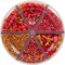 Wilton 6 Cell Metallic Valentine's Day Sprinkles Mix 6.98 oz.